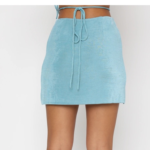 White Fox Blue Skirt - Picture 12 of 12